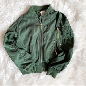 Girls forever 21 bomber jacket
